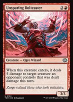 Magic the Gathering Card - Unsparing Boltcaster - MTG Circle