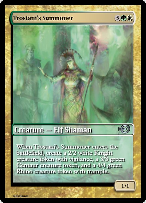 Magic the Gathering Card - Trostani's Summoner - MTG Circle