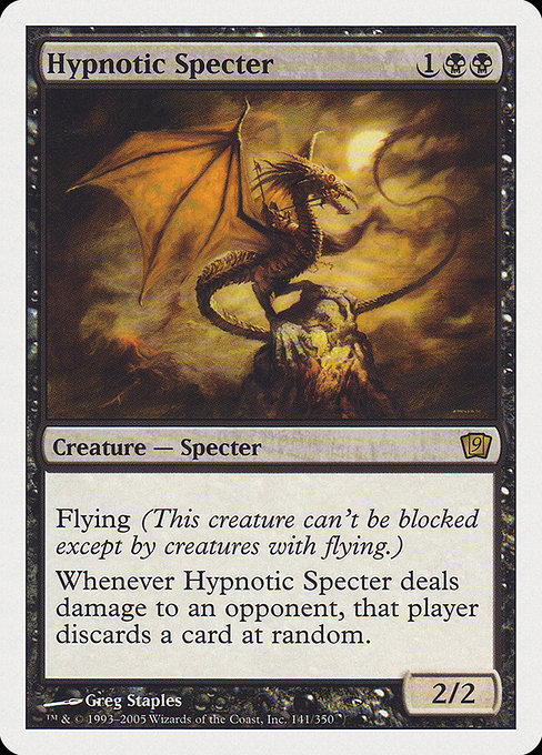 Magic the Gathering Card - Hypnotic Specter - MTG Circle