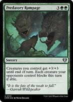 Magic the Gathering Card - Predatory Rampage - MTG Circle