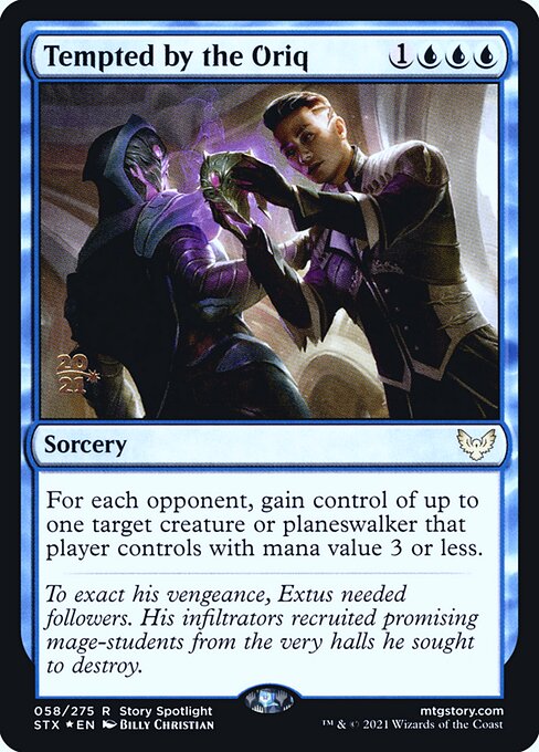 Magic the Gathering Card - Tempted by the Oriq - MTG Circle