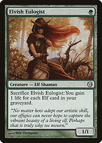 Magic the Gathering Card - Elvish Eulogist - MTG Circle