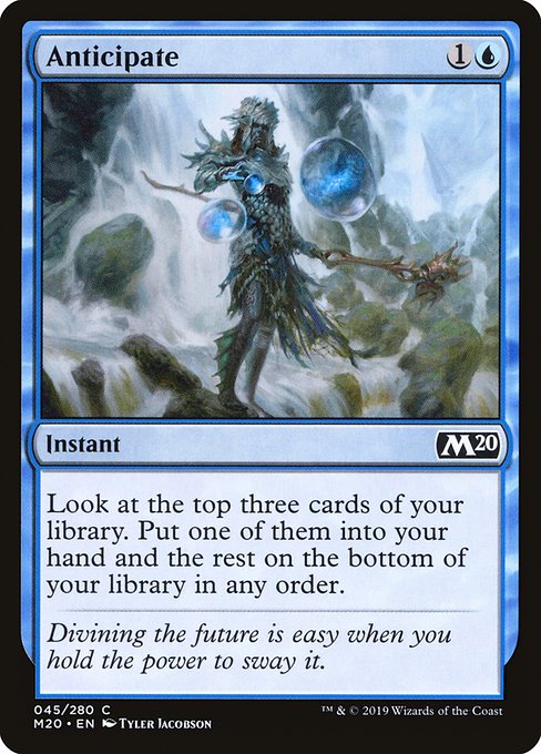 Magic the Gathering Card - Anticipate - MTG Circle