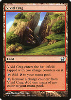 Magic the Gathering Card - Vivid Crag - MTG Circle