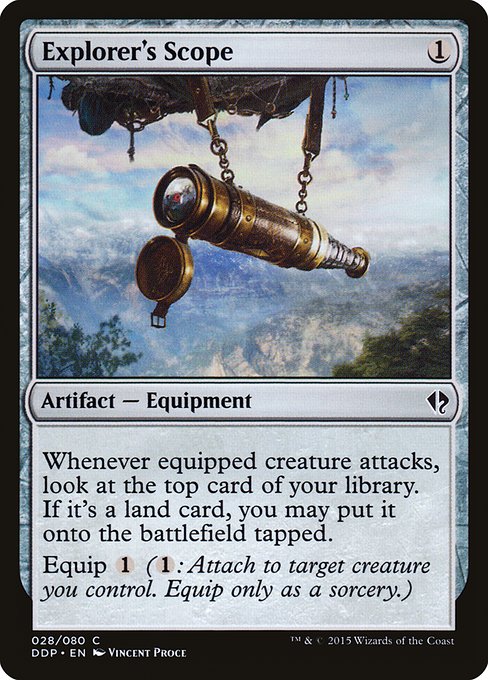 Magic the Gathering Card - Explorer's Scope - MTG Circle
