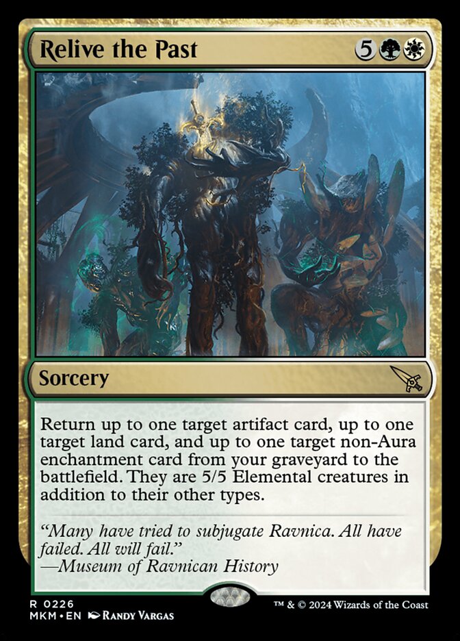 Magic the Gathering Card - Relive the Past - MTG Circle