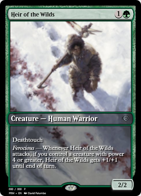 Magic the Gathering Card - Heir of the Wilds - MTG Circle