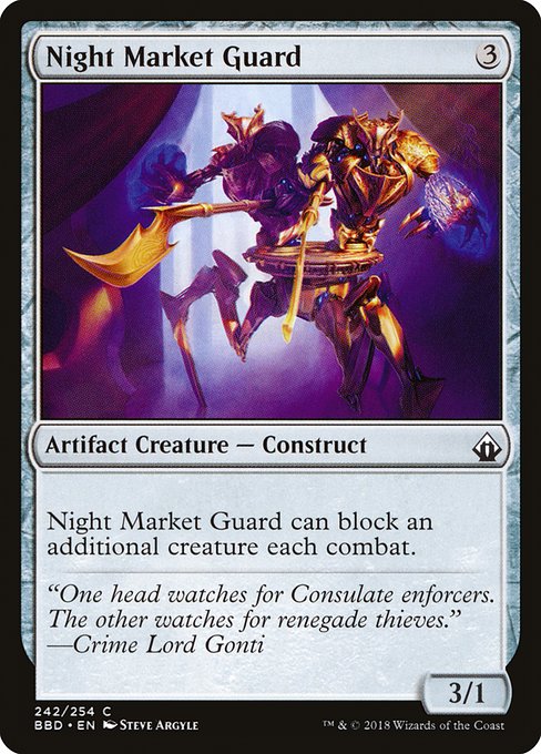 Magic the Gathering Card - Night Market Guard - MTG Circle