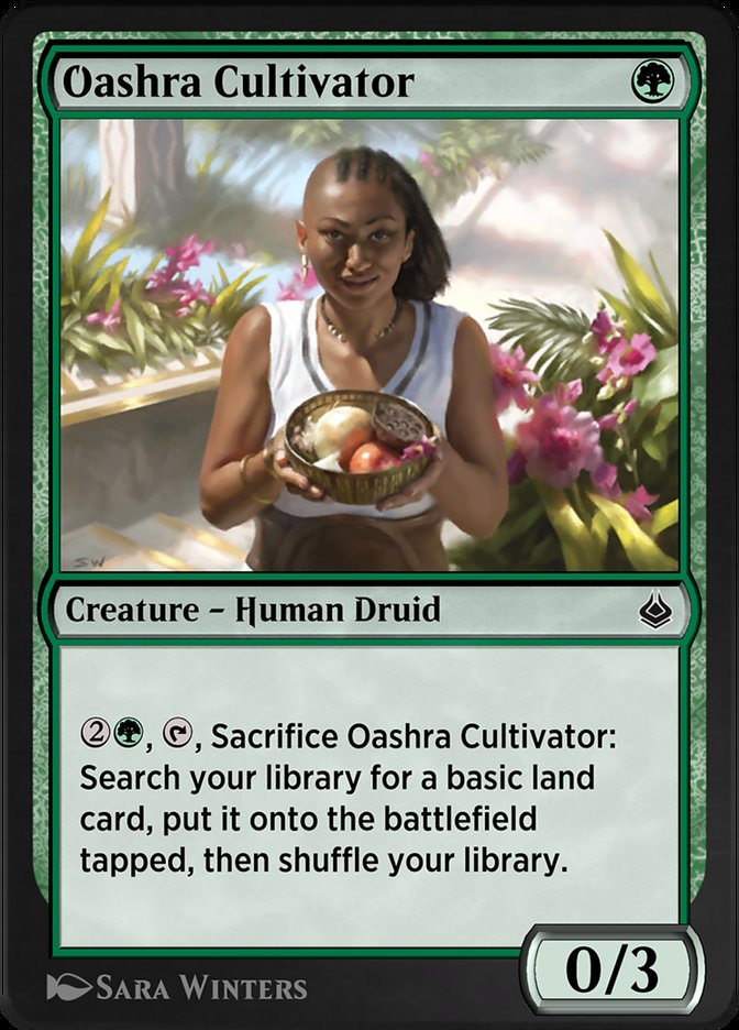 Magic the Gathering Card - Oashra Cultivator - MTG Circle