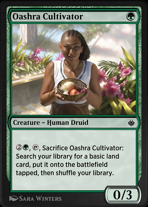 Magic the Gathering Card - Oashra Cultivator - MTG Circle