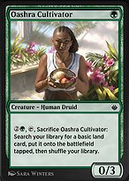 Magic the Gathering Card - Oashra Cultivator - MTG Circle