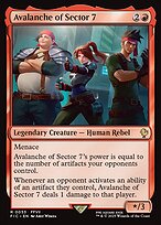Magic the Gathering Card - Avalanche of Sector 7 - MTG Circle