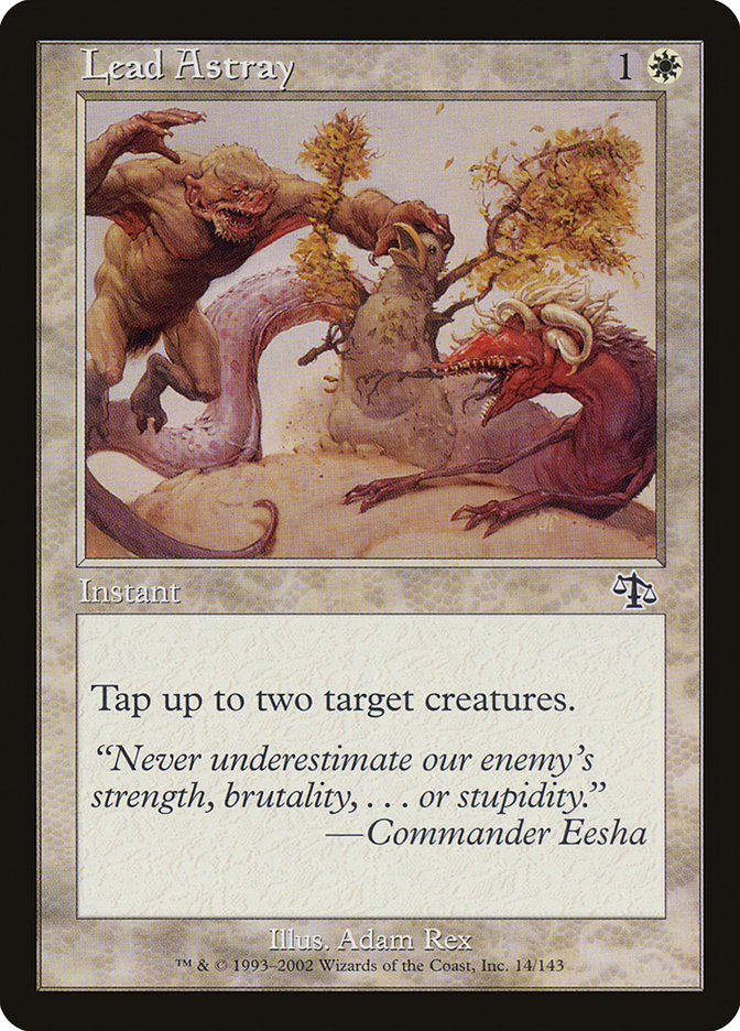 Magic the Gathering Card - Lead Astray - MTG Circle