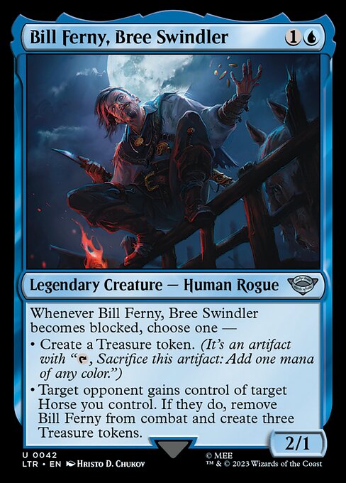 Magic the Gathering Card - Bill Ferny, Bree Swindler - MTG Circle