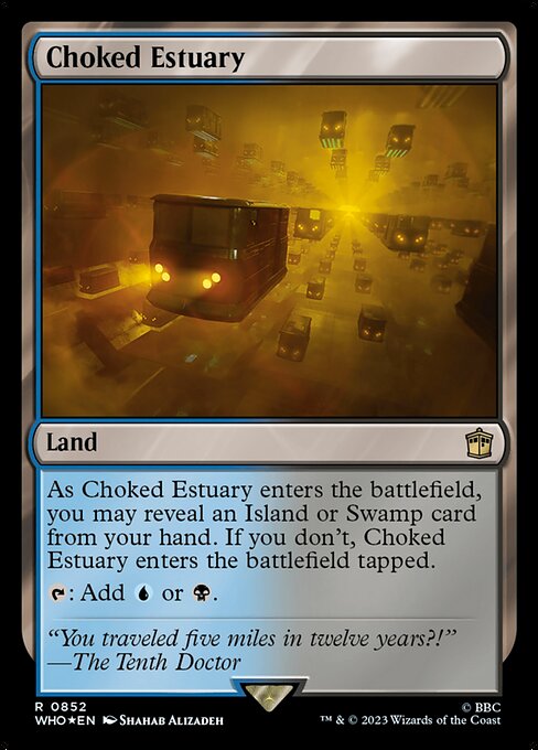 Magic the Gathering Card - Choked Estuary - MTG Circle
