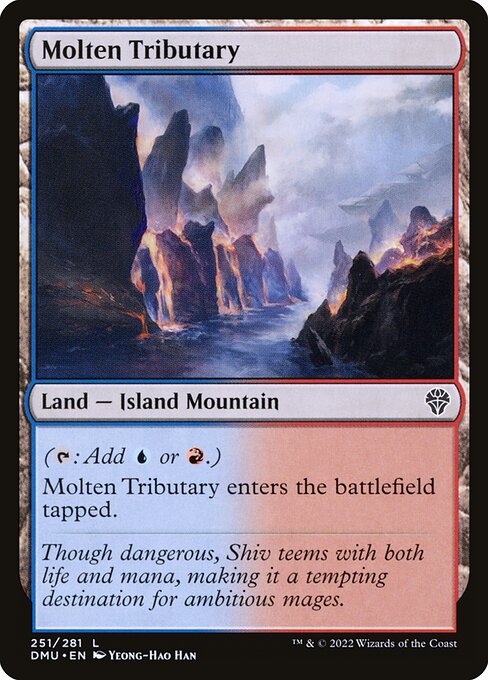 Magic the Gathering Card - Molten Tributary - MTG Circle