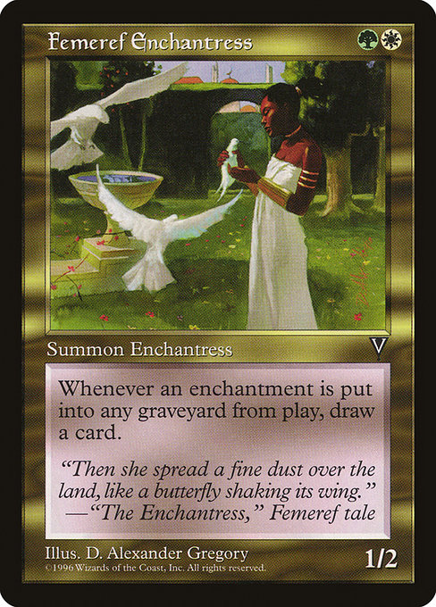 Magic the Gathering Card - Femeref Enchantress - MTG Circle