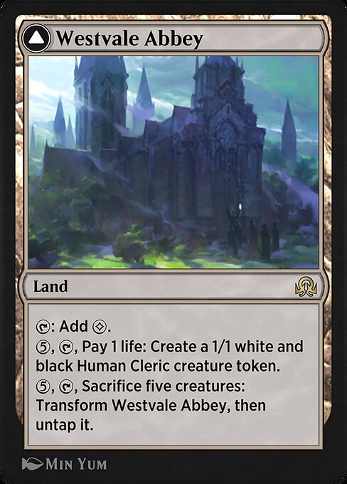 Magic the Gathering Card - Westvale Abbey - MTG Circle