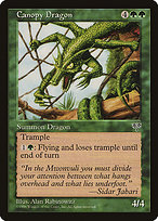 Magic the Gathering Card - Canopy Dragon - MTG Circle