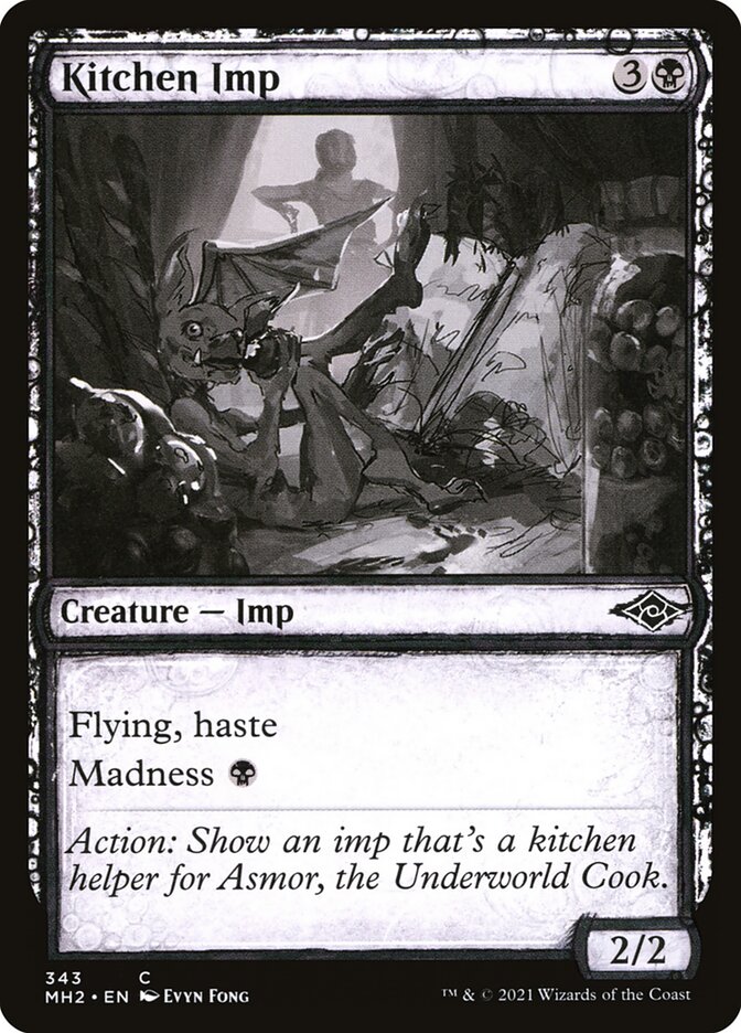 Magic the Gathering Card - Kitchen Imp - MTG Circle