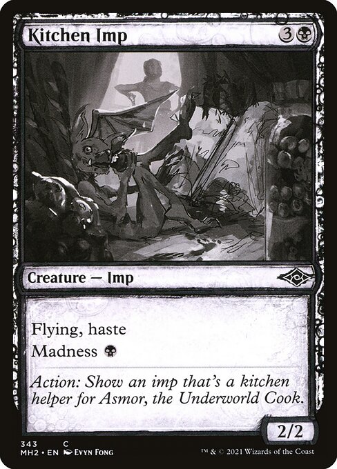Magic the Gathering Card - Kitchen Imp - MTG Circle