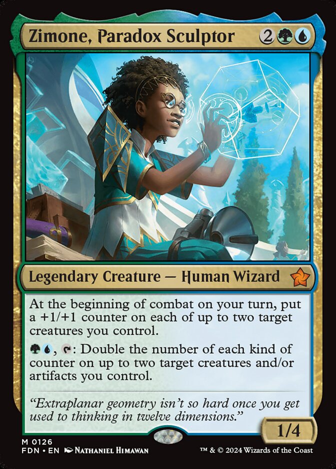 Magic the Gathering Card - Zimone, Paradox Sculptor - MTG Circle