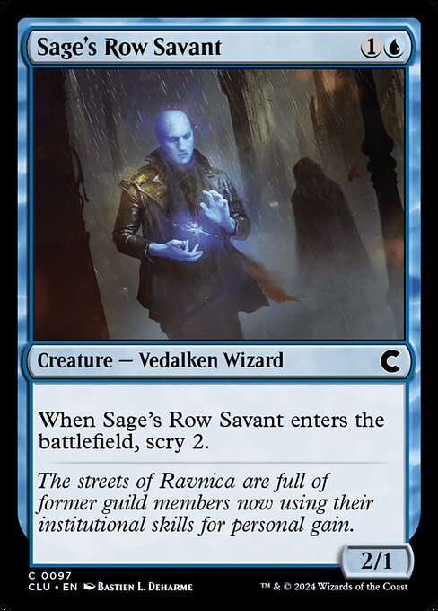 Magic the Gathering Card - Sage's Row Savant - MTG Circle