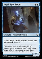 Magic the Gathering Card - Sage's Row Savant - MTG Circle