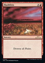 Magic the Gathering Card - Flashfires - MTG Circle