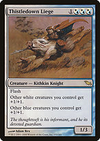 Magic the Gathering Card - Thistledown Liege - MTG Circle