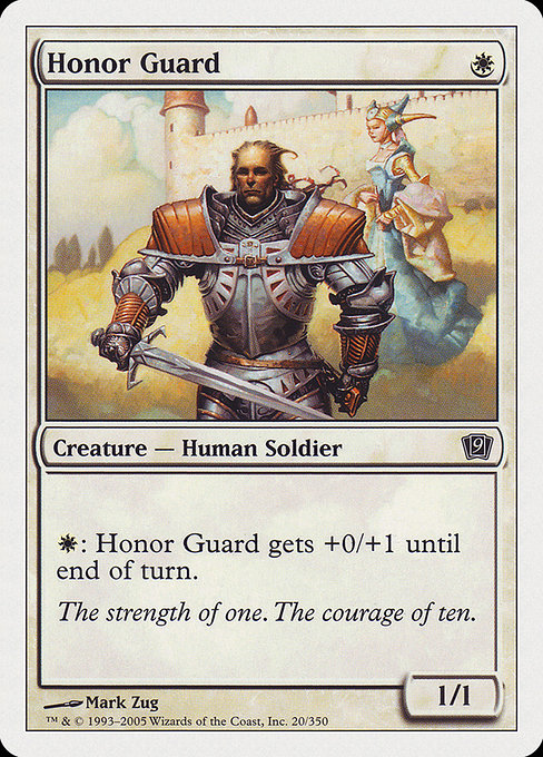 Magic the Gathering Card - Honor Guard - MTG Circle