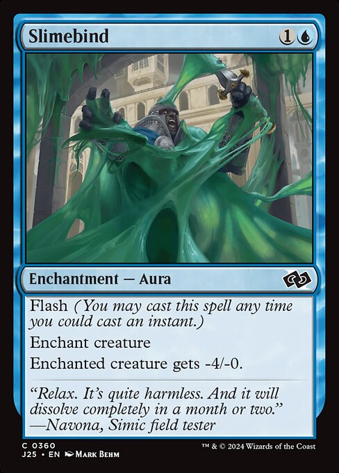 Magic the Gathering Card - Slimebind - MTG Circle