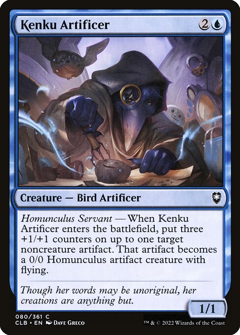Magic the Gathering Card - Kenku Artificer - MTG Circle