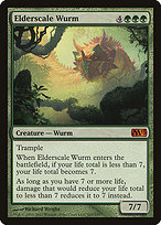 Magic the Gathering Card - Elderscale Wurm - MTG Circle
