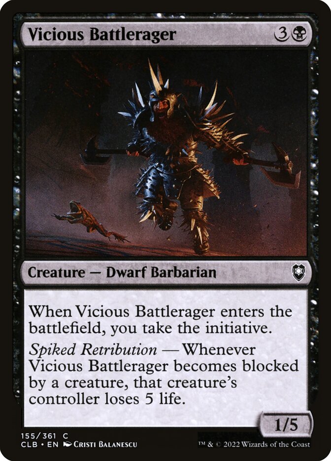 Magic the Gathering Card - Vicious Battlerager - MTG Circle