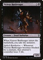 Magic the Gathering Card - Vicious Battlerager - MTG Circle