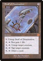 Magic the Gathering Card - Staff of Domination - MTG Circle