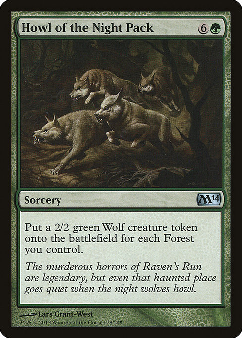 Magic the Gathering Card - Howl of the Night Pack - MTG Circle