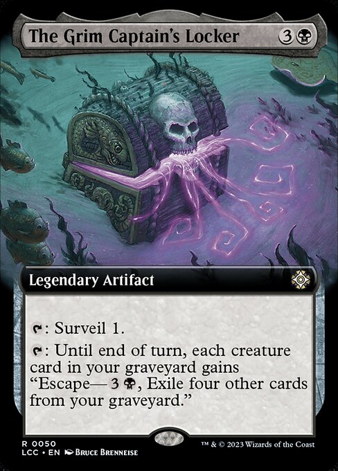 Magic the Gathering Card - The Grim Captain's Locker - MTG Circle