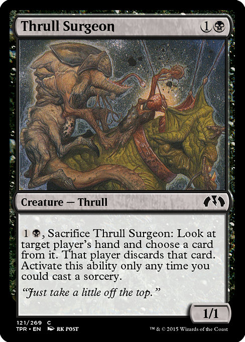 Magic the Gathering Card - Thrull Surgeon - MTG Circle