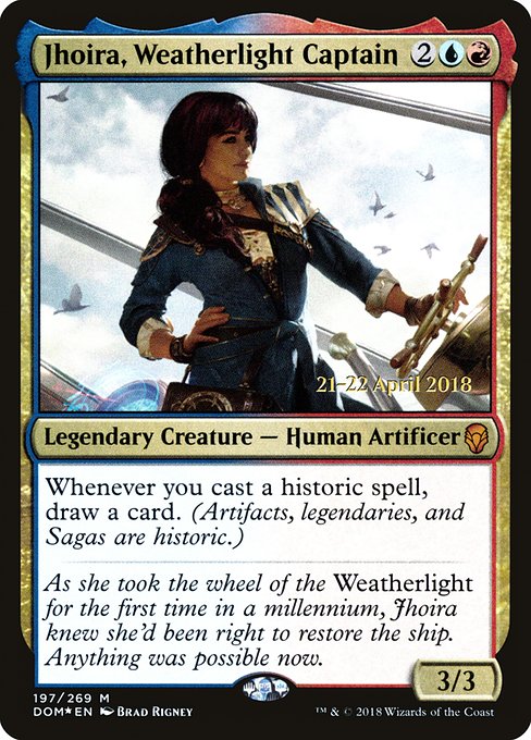 Magic the Gathering Card - Jhoira, Weatherlight Captain - MTG Circle