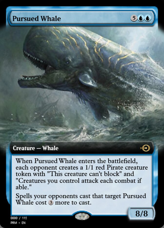 Magic the Gathering Card - Pursued Whale - MTG Circle