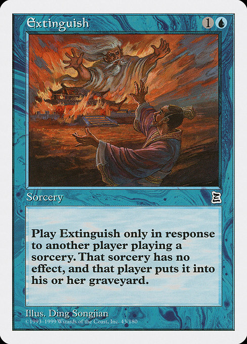 Magic the Gathering Card - Extinguish - MTG Circle