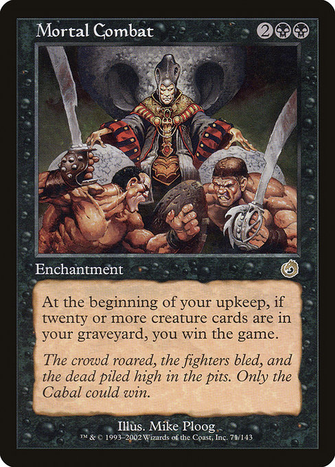 Magic the Gathering Card - Mortal Combat - MTG Circle