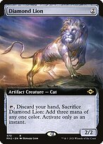 Magic the Gathering Card - Diamond Lion - MTG Circle