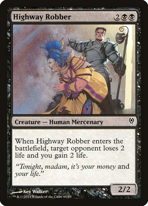 Magic the Gathering Card - Highway Robber - MTG Circle
