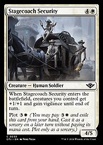 Magic the Gathering Card - Stagecoach Security - MTG Circle