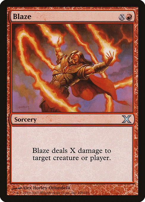 Magic the Gathering Card - Blaze - MTG Circle
