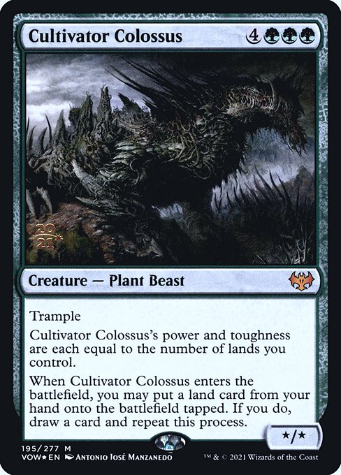 Magic the Gathering Card - Cultivator Colossus - MTG Circle