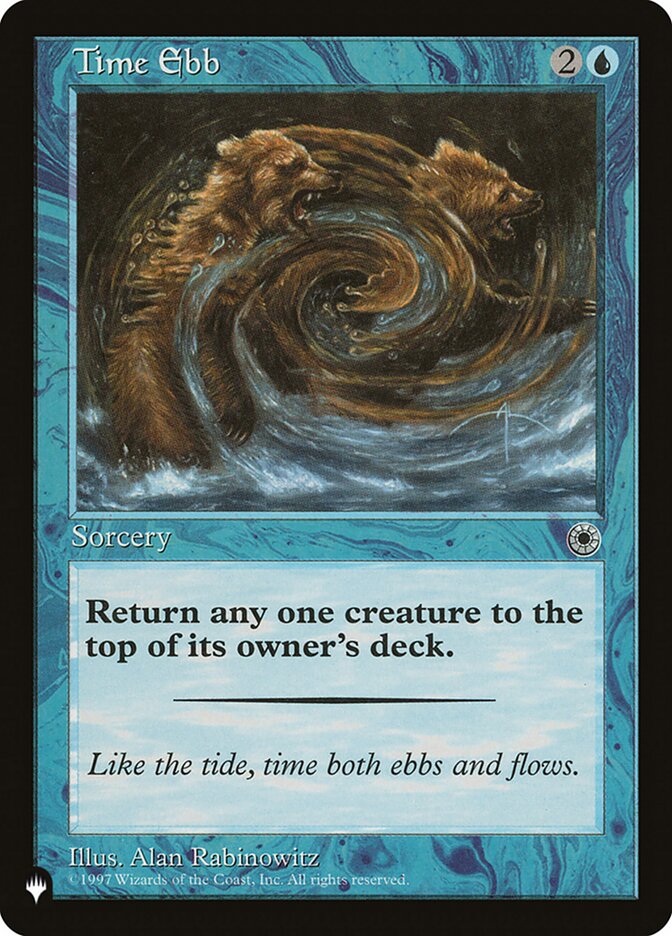 Magic the Gathering Card - Time Ebb - MTG Circle